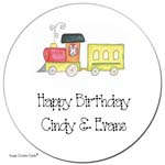 Sugar Cookie Gift Stickers - Choo Choo